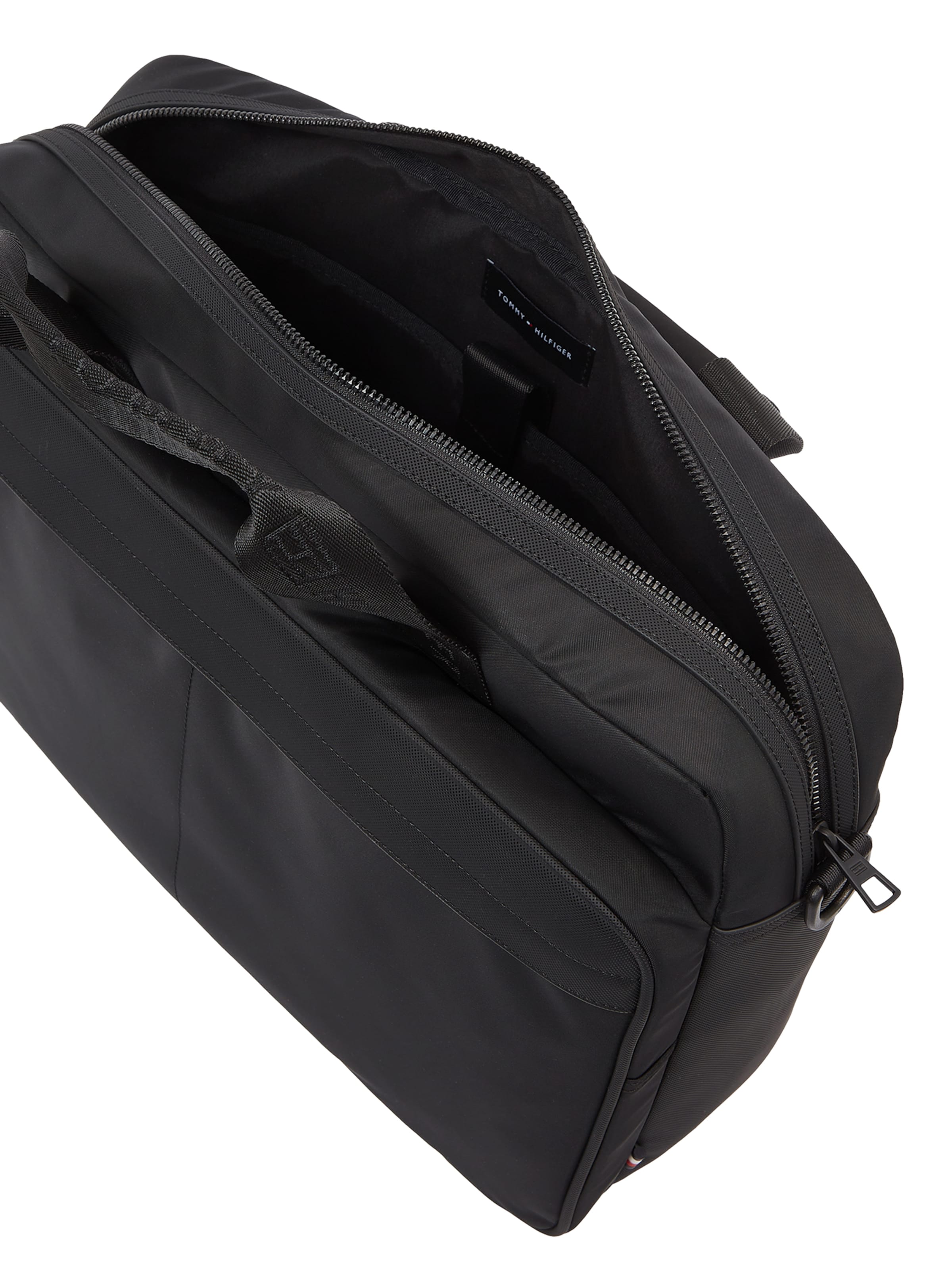 TOMMY HILFIGER Taška na notebook – černá