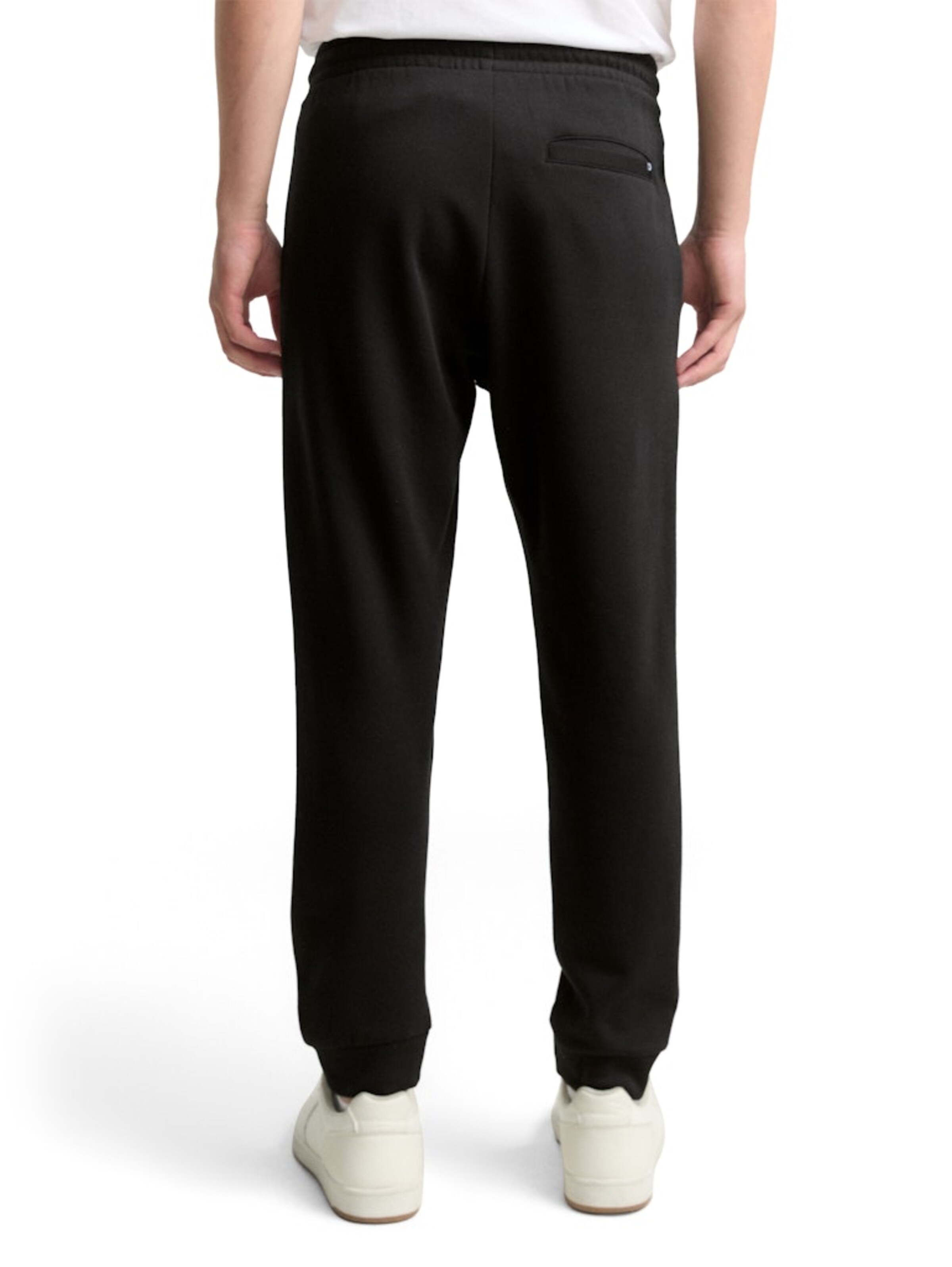 Tapered Pantaloni de la TOM TAILOR DENIM pe negru