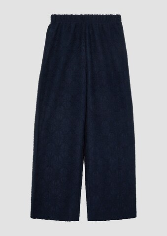 Wide Leg Pantalon s.Oliver en bleu