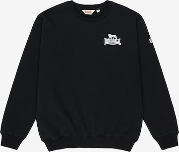 LONSDALE Sweatshirt 'Haighton' in Schwarz: Vorderseite