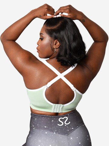 SugarShape High Support Sports bra 'Motivation' in Green