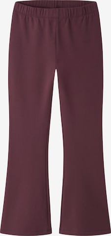 Flared Pantaloni di NAME IT in lilla: frontale