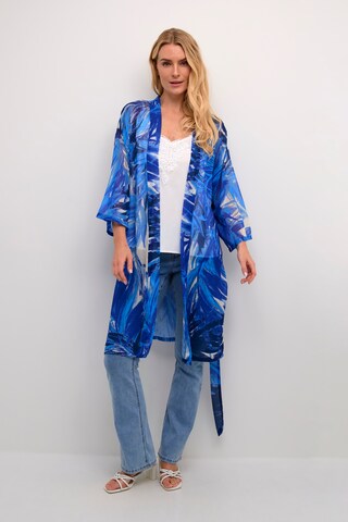 Cream Kimono 'Anopo' i blå