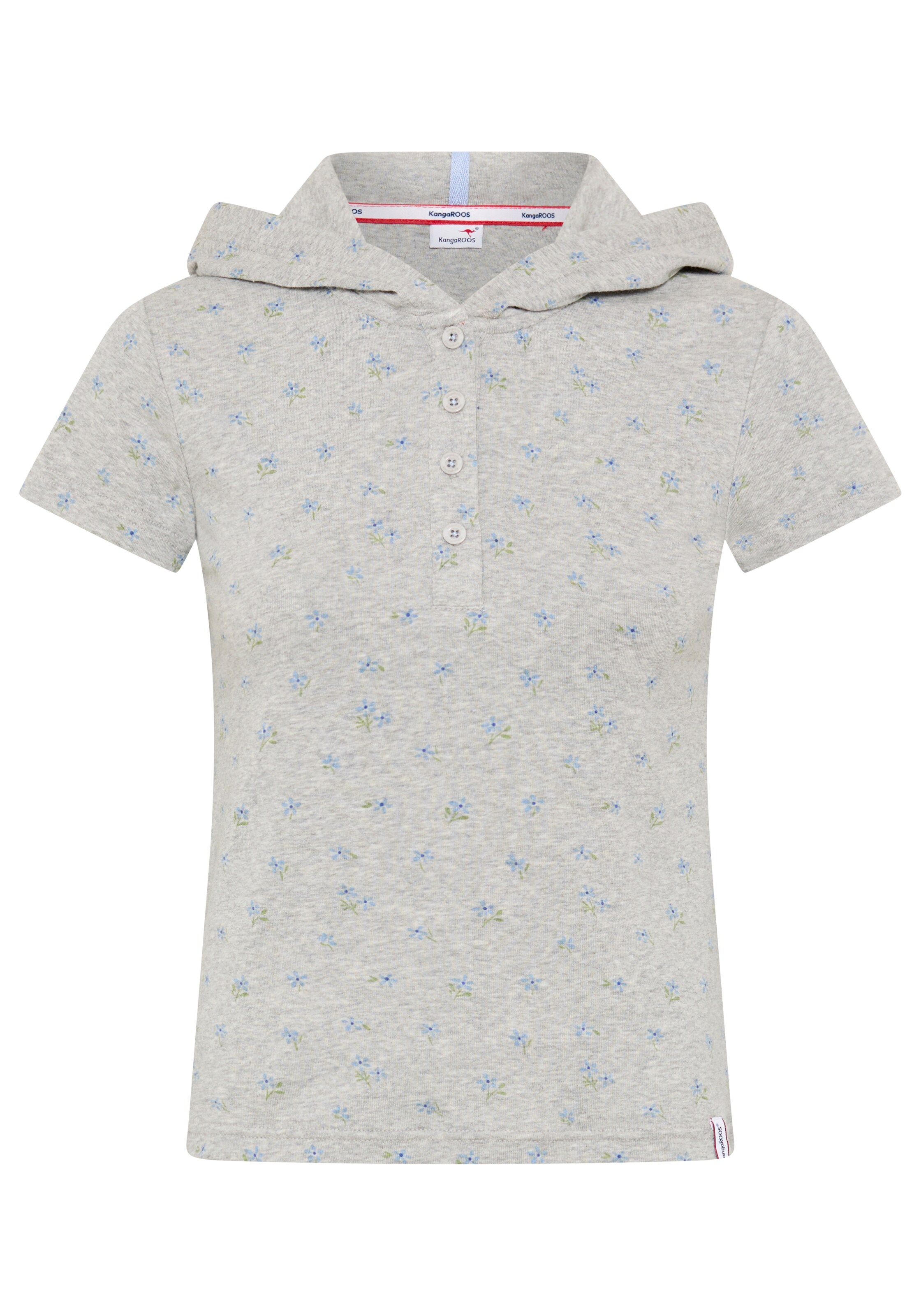 KangaROOS Shirt in Grau: Vorderseite