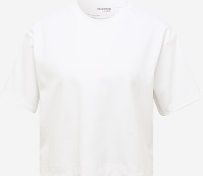 Selected Femme Petite Тениска 'FRAME' в бяло, Преглед на продукта