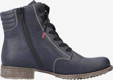 Rieker Schnürstiefelette '70811' in Blau