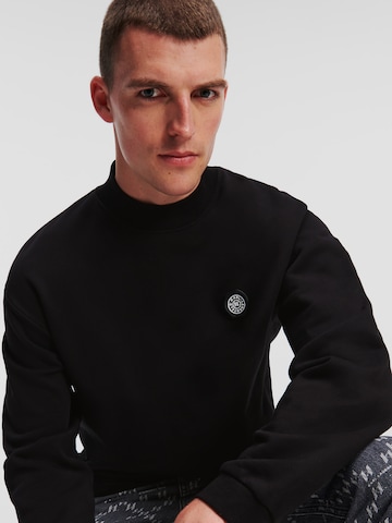 juoda Karl Lagerfeld Megztinis be užsegimo