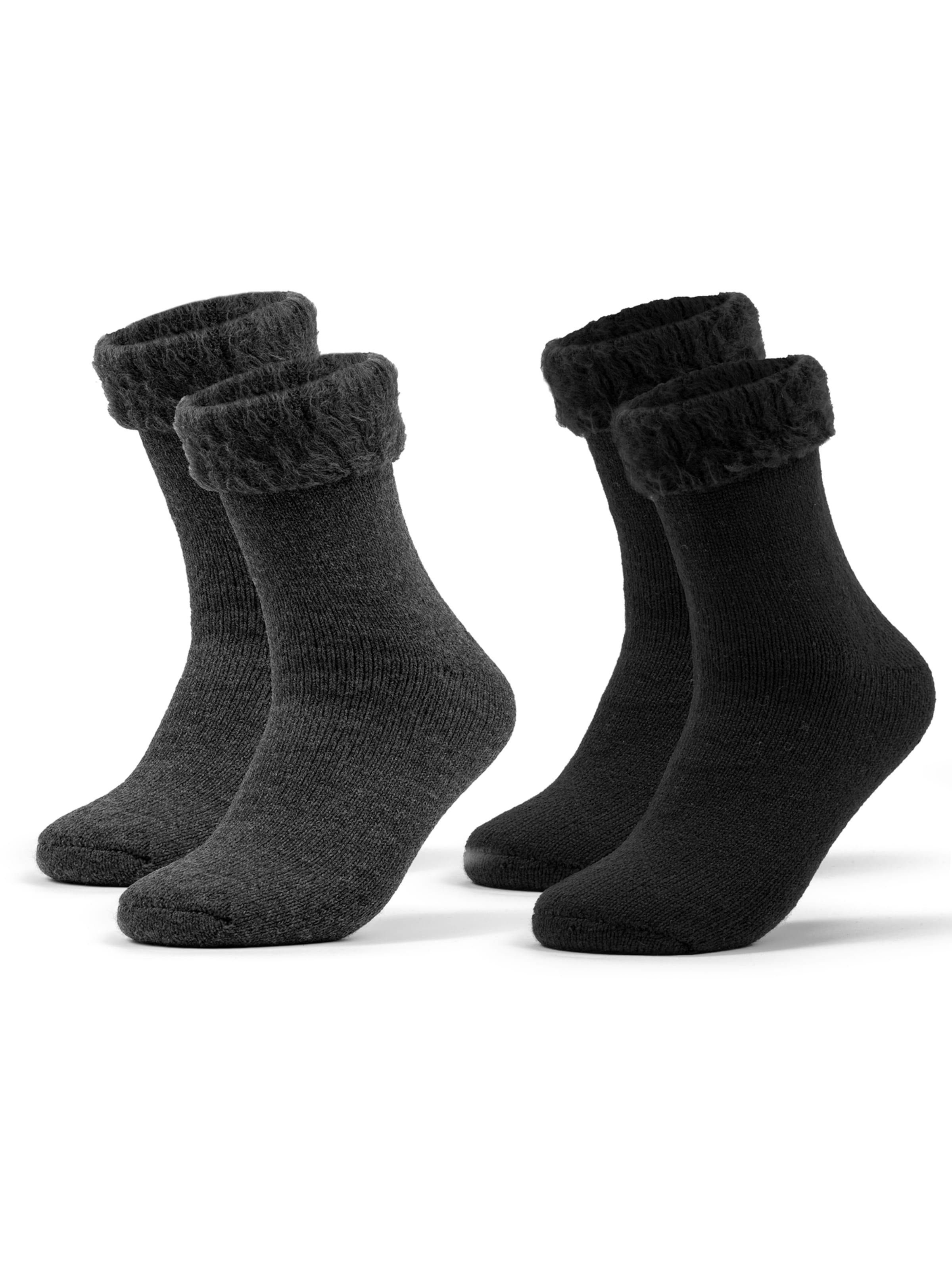 Occulto Socks 'Thermo Yuki' in Grey: front