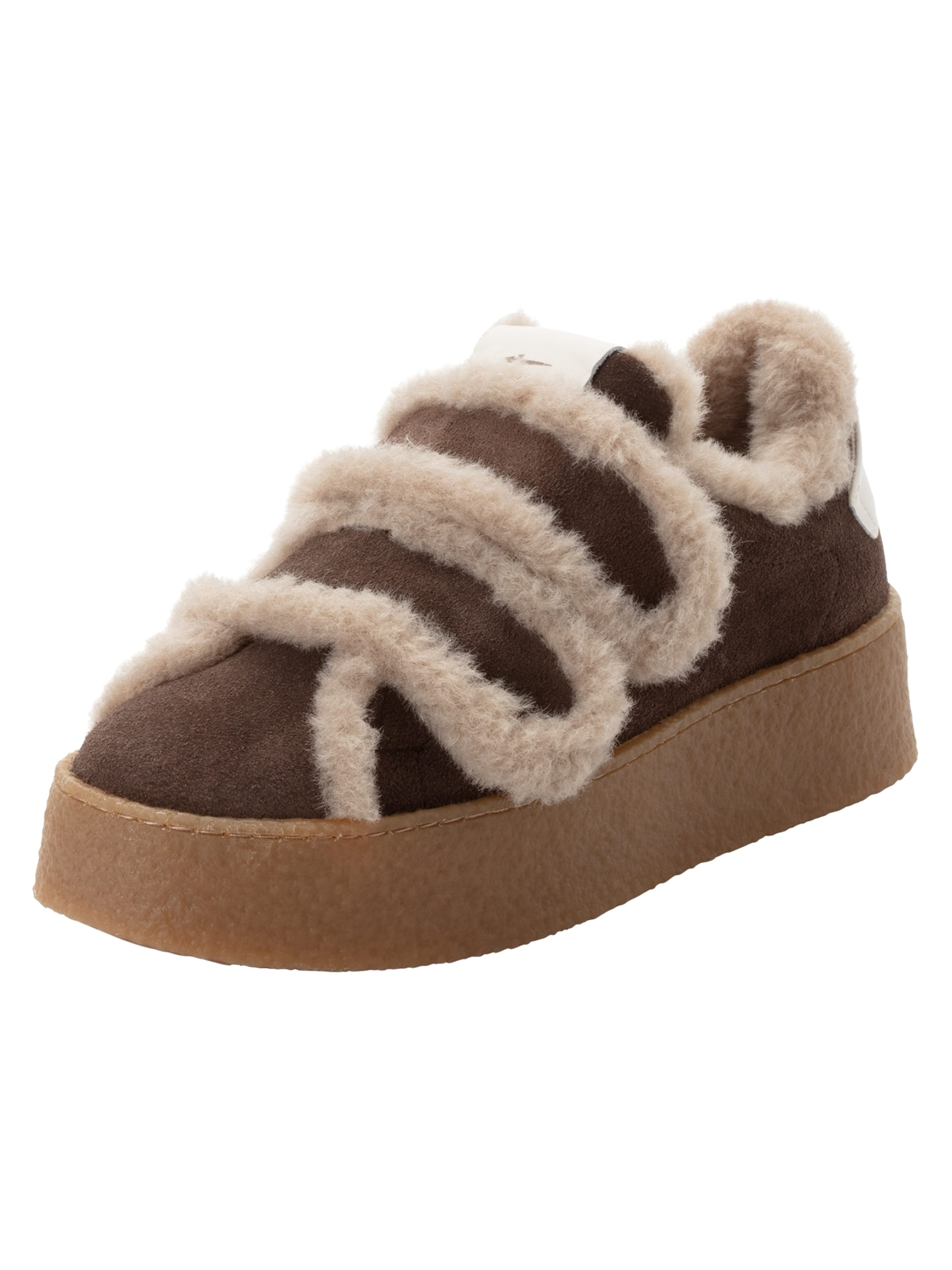 Tamaris Sneakers laag in Bruin: voorkant