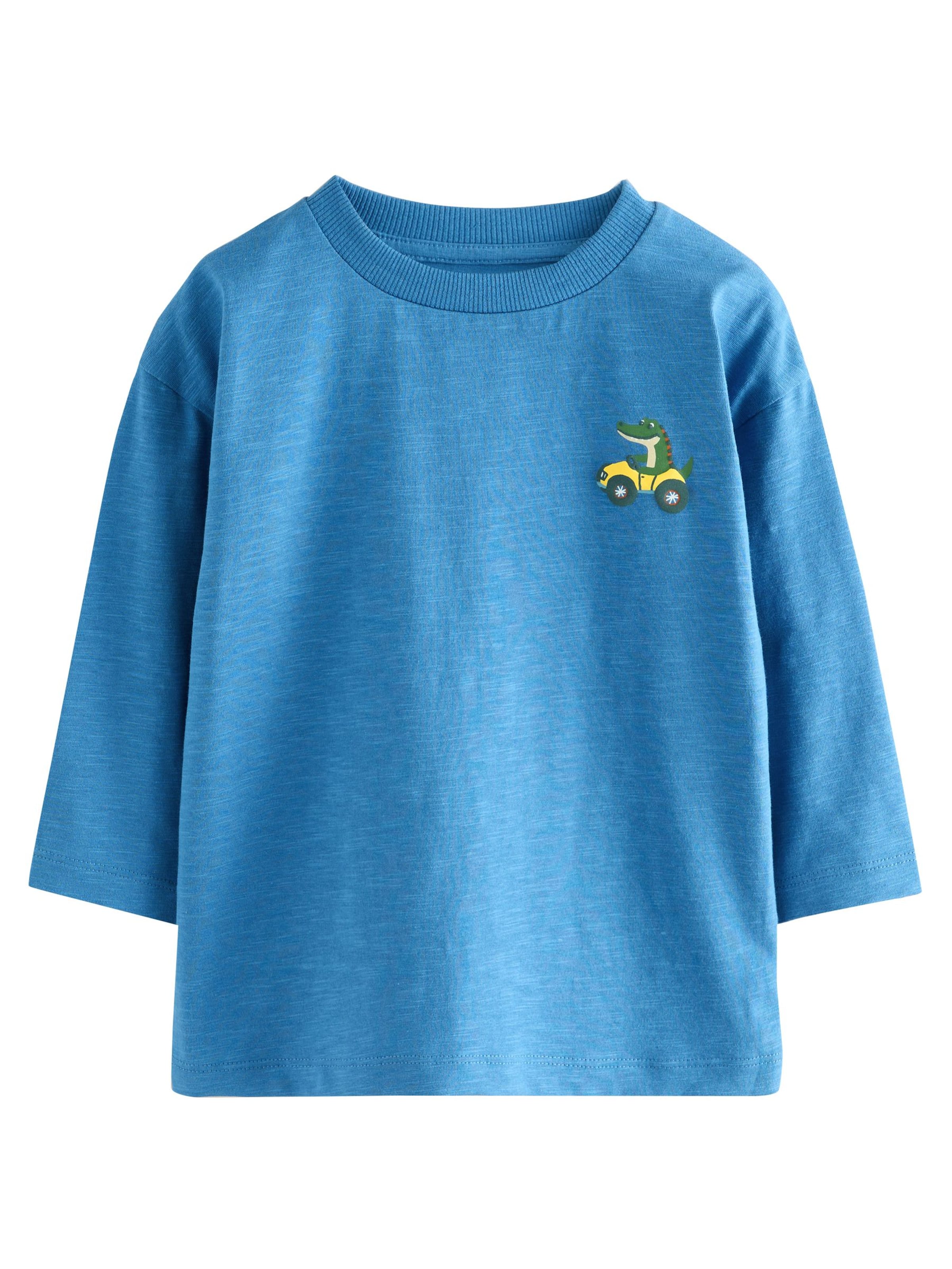 Next - Camiseta en azul