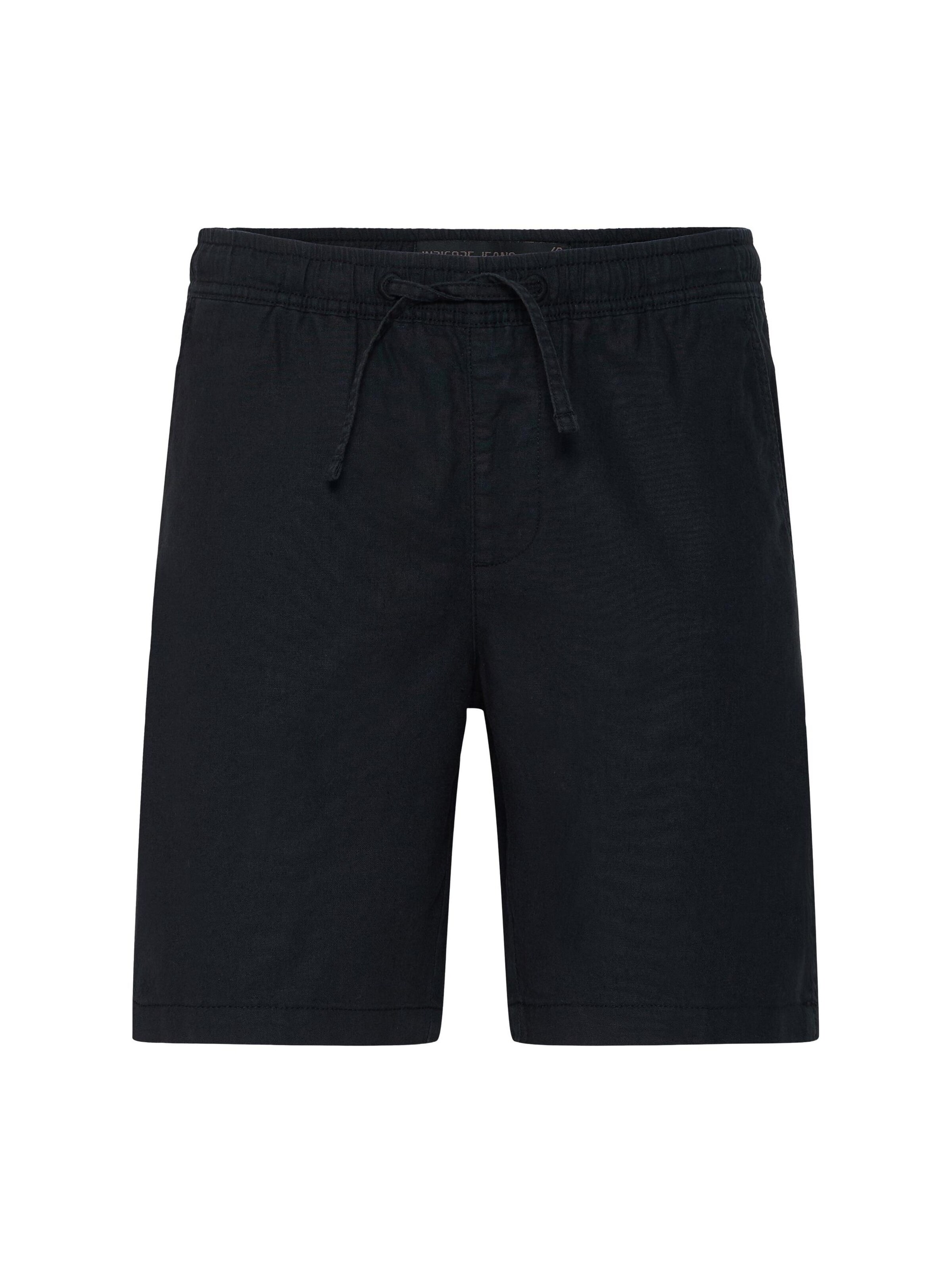 INDICODE JEANS Chino trousers ' IDPassa ' in Black: front