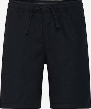 INDICODE JEANS Shorts ' IDPassa ' in Schwarz: Vorderseite