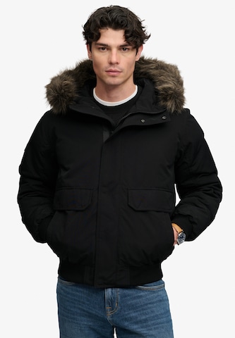 Giacca invernale di Superdry & Co in nero: frontale