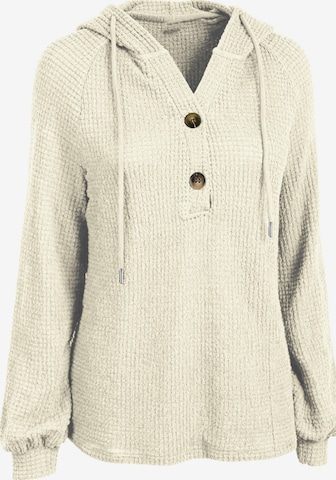 Pull-over MEETWEE en beige : devant
