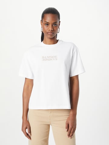 Samsøe Samsøe Shirt 'SIENNA' in Wit: voorkant