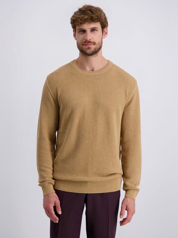 PIERRE CARDIN Pullover in Braun: Vorderseite