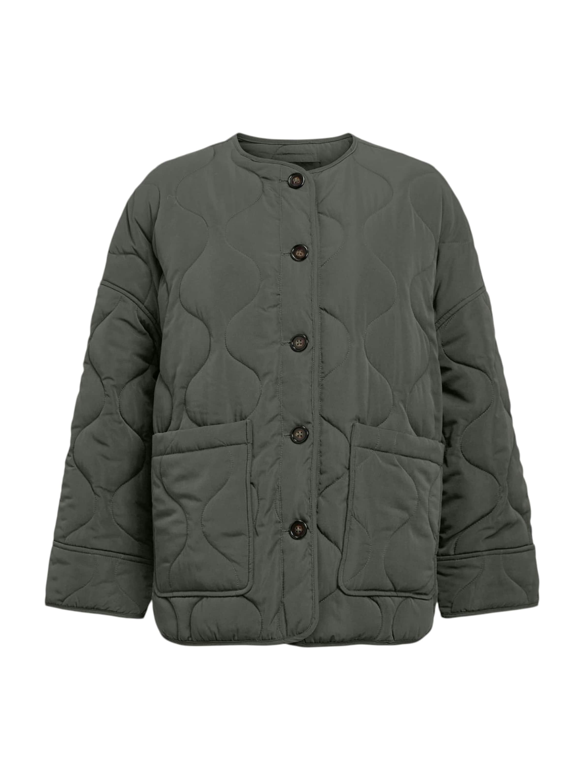 OBJECT Between-Season Jacket &#x27;OBJAllie&#x27; in Green: front