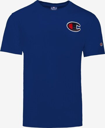 Champion Authentic Athletic Apparel T-Shirt ' Crewneck ' in Blau: predná strana