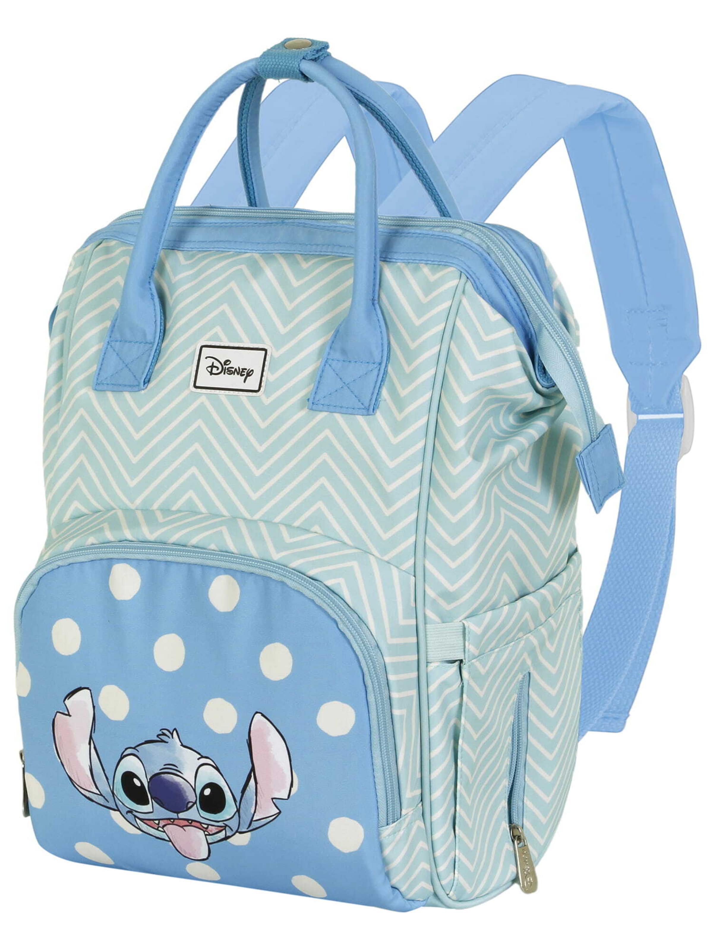 DISNEY Backpack 'Lilo & Stitch' in Blue: front