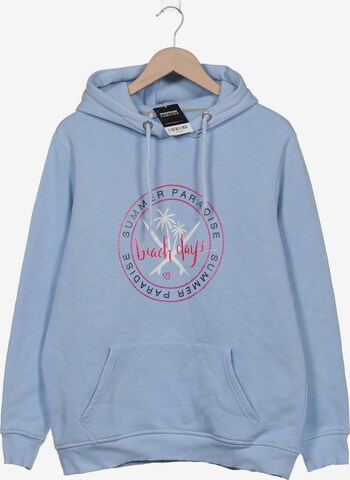 Zwillingsherz Sweatshirt & Zip-Up Hoodie in L in Blue: front