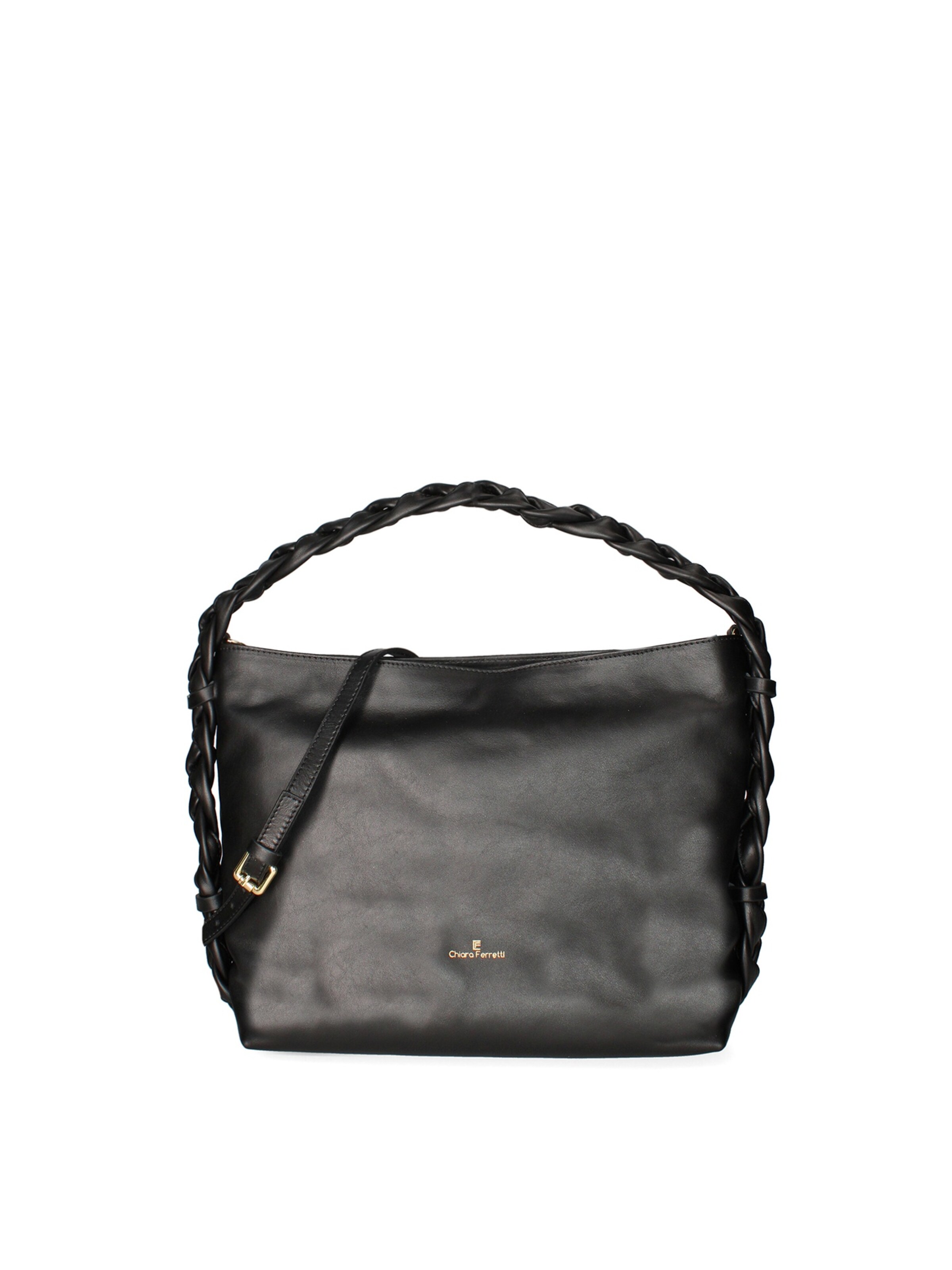 Chiara Ferretti Schultertasche in Schwarz: Vorderseite