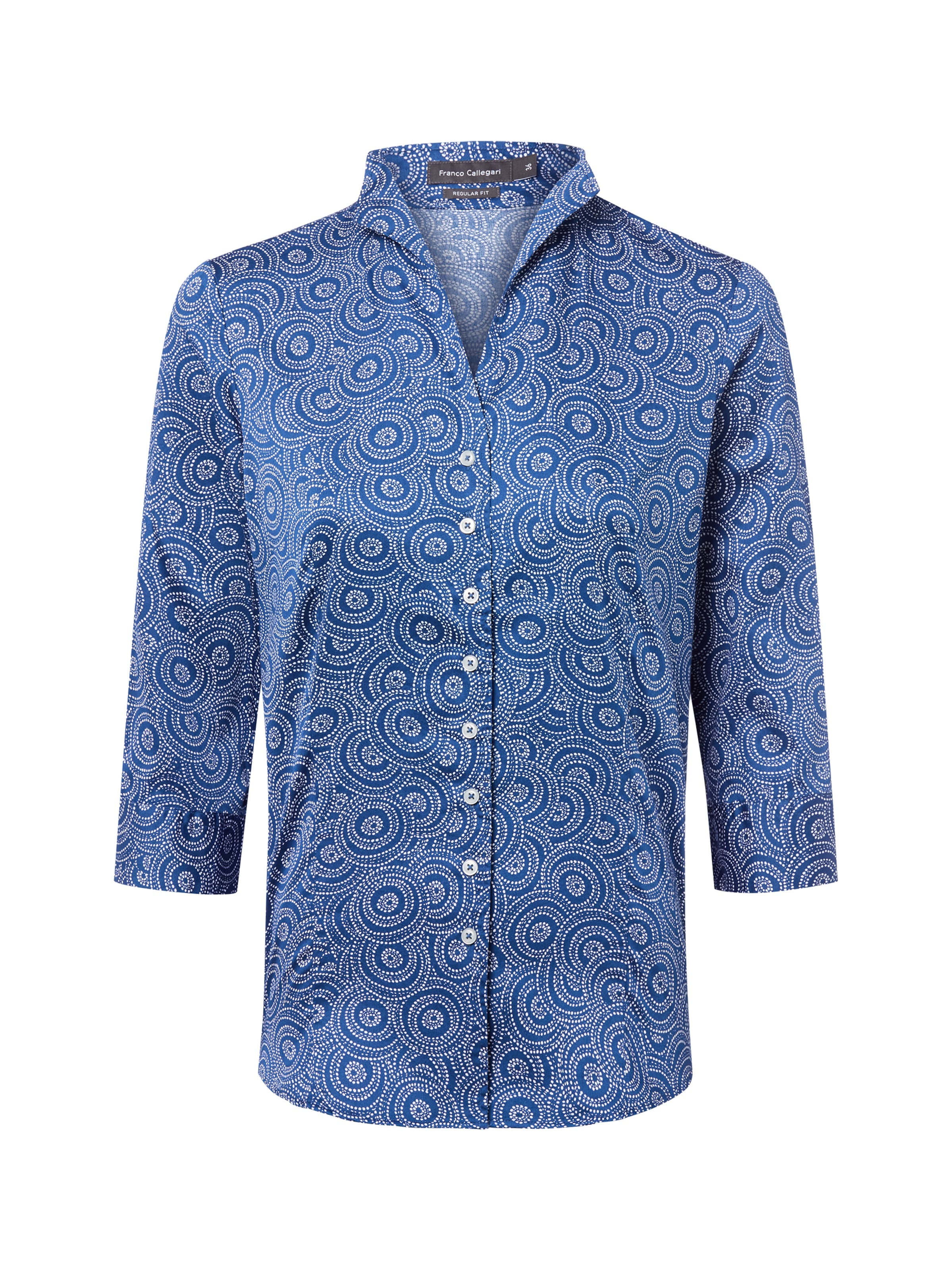 Franco Callegari Blouse in Blue: front