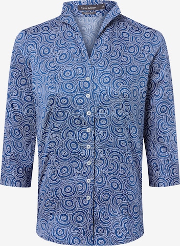 Franco Callegari Bluse in Blau: Vorderseite