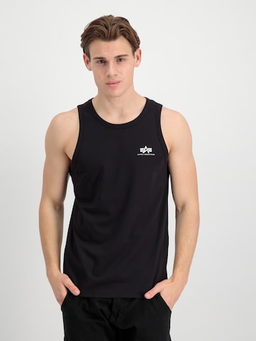 ALPHA INDUSTRIES Top in Schwarz: predná strana