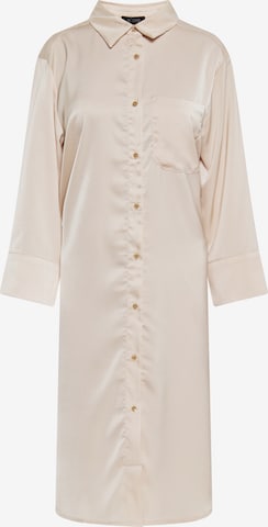 Robe-chemise usha BLACK LABEL en beige : devant