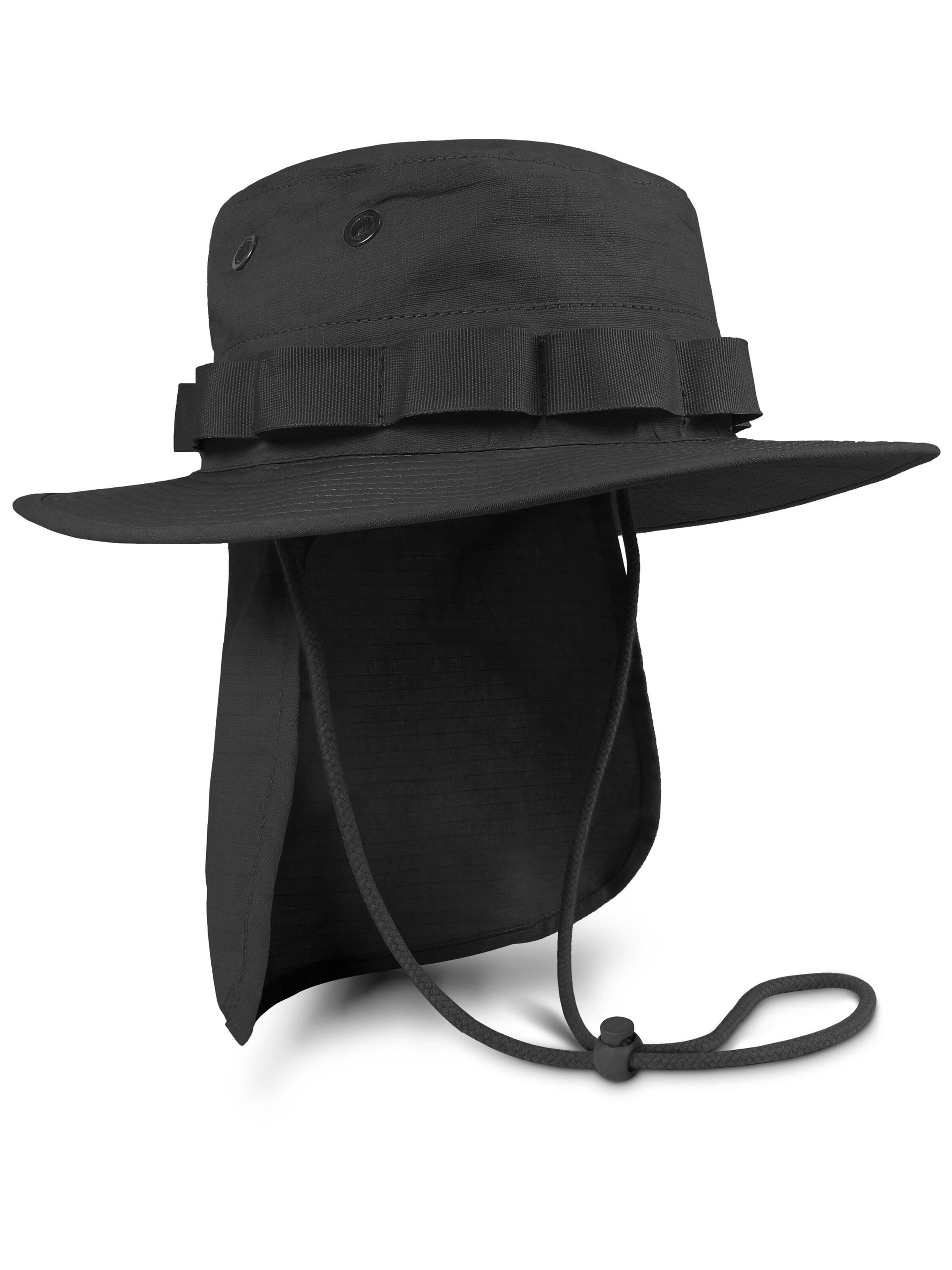 Chapeaux de sports 'Junglescout' normani en noir : devant