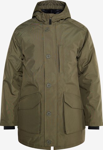 MO Weatherproof jacket in Green: front