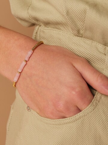 Bracelet 'Naturstein' Lucardi en or