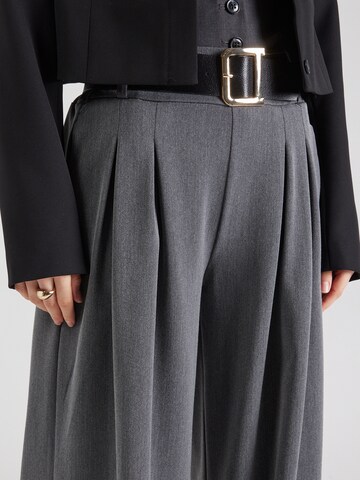 ZABAIONE Wide leg Pleat-Front Pants 'Am44berr' in Grey