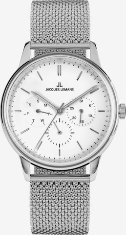 Jacques Lemans Analog Watch in Silver: front