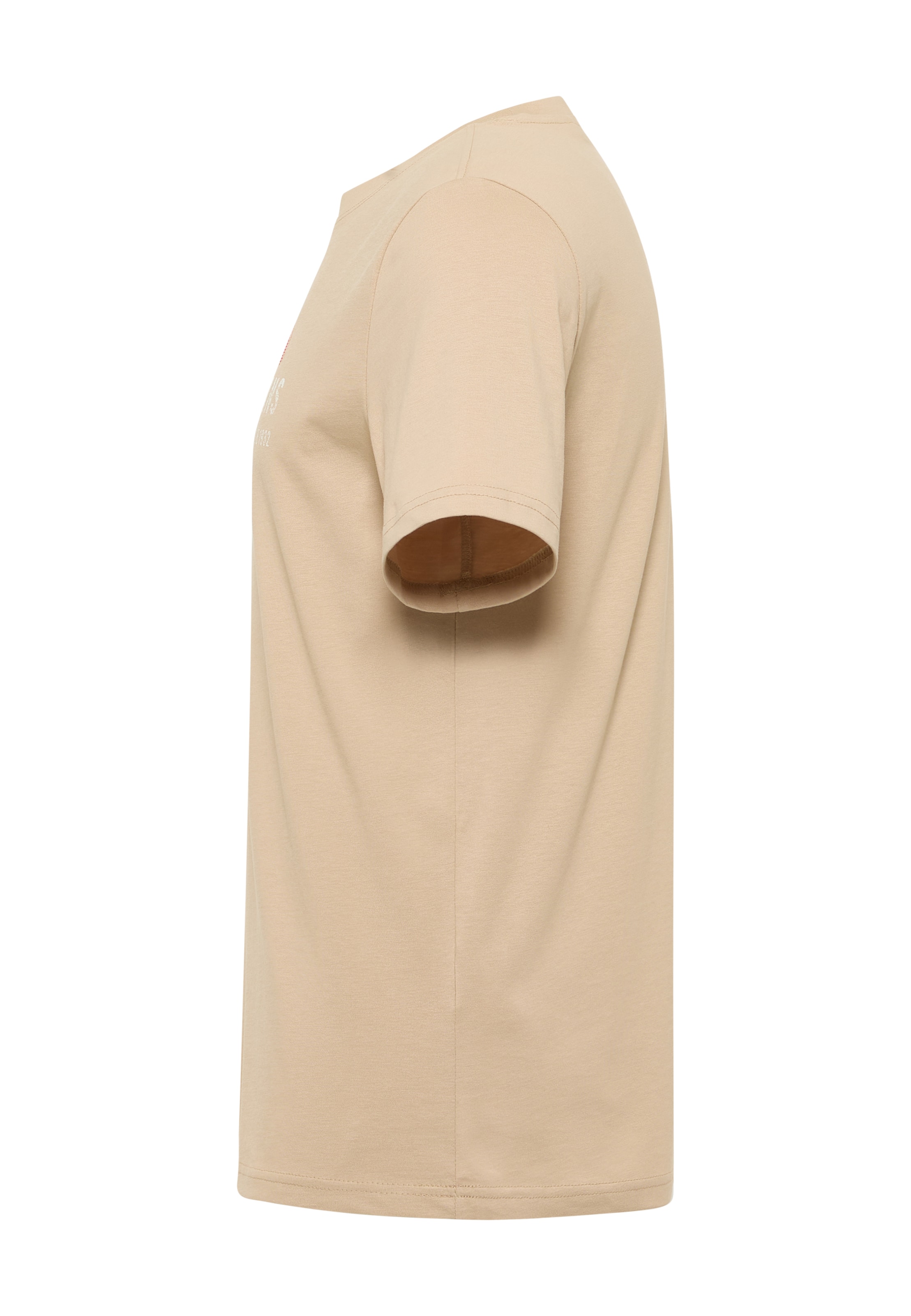 MUSTANG T-Shirt 'Style Austin' in Beige
