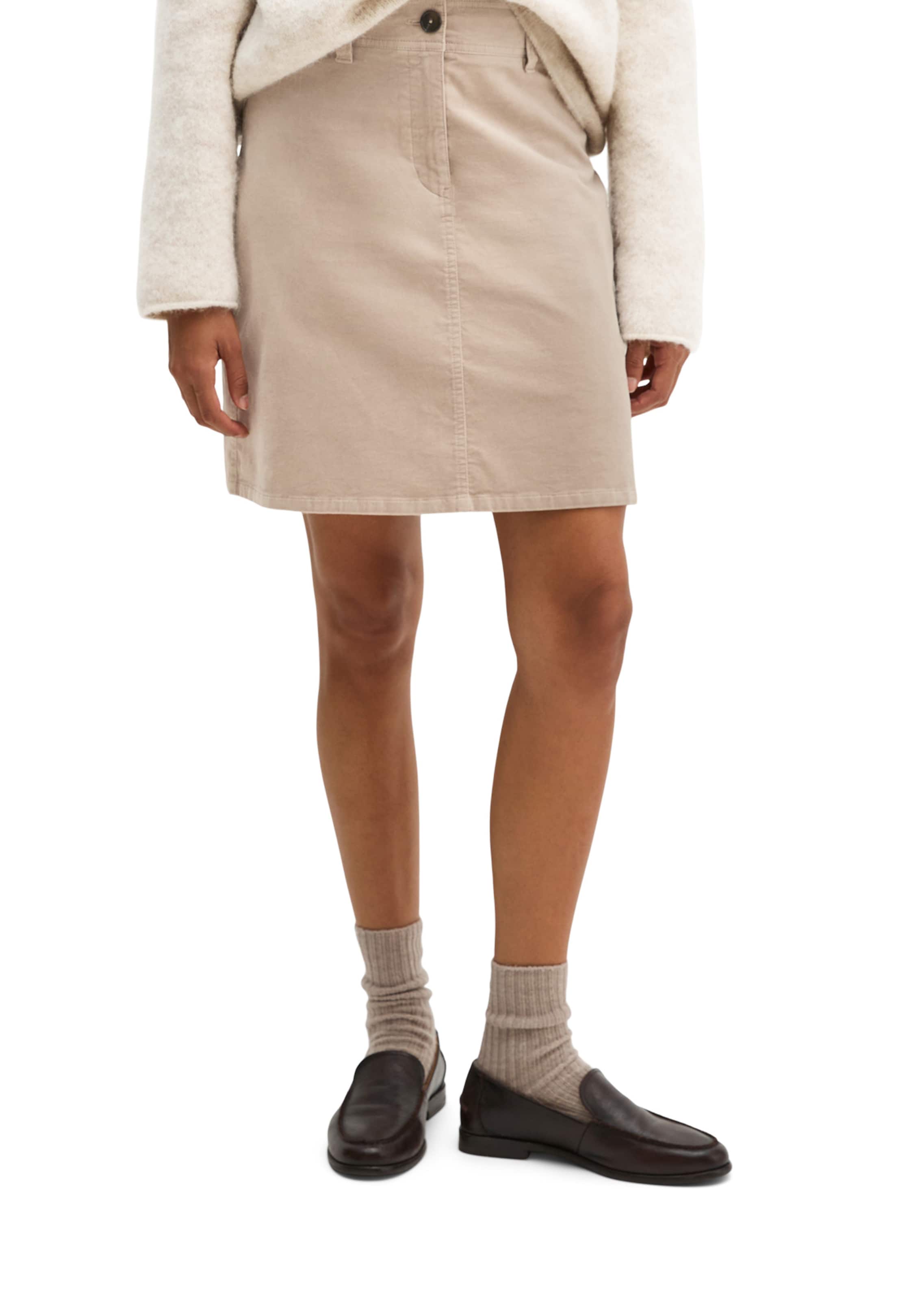Marc O'Polo Skirt in Beige: front