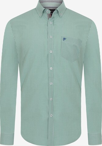 Camicia ' ERIC ' di DENIM CULTURE in verde: frontale