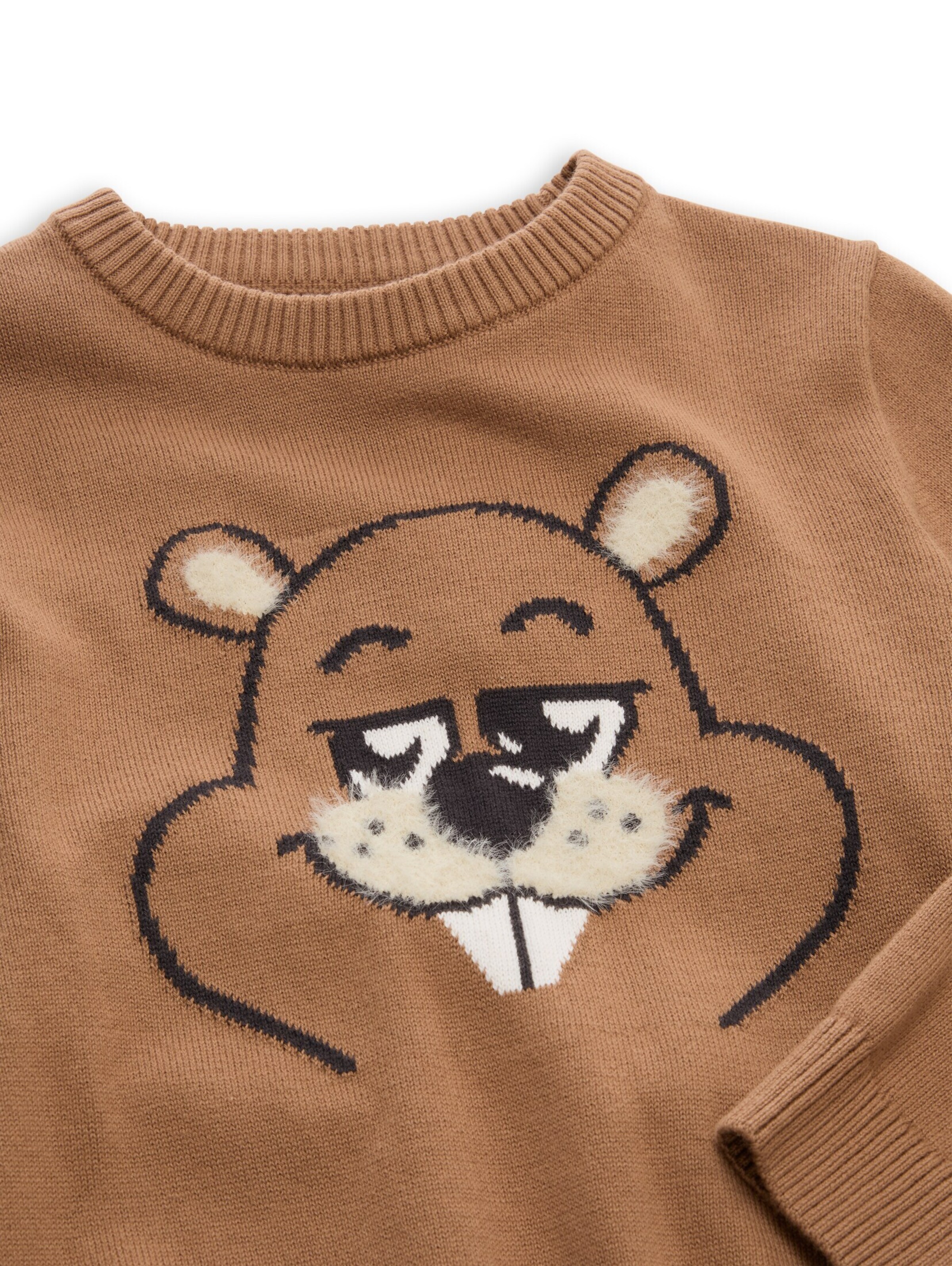 TOM TAILOR - Pullover em castanho
