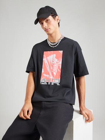 Nike Sportswear Shirt in Zwart: voorkant
