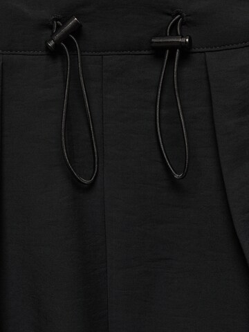 MANGO Regular Pleat-Front Pants 'Perseo' in Black