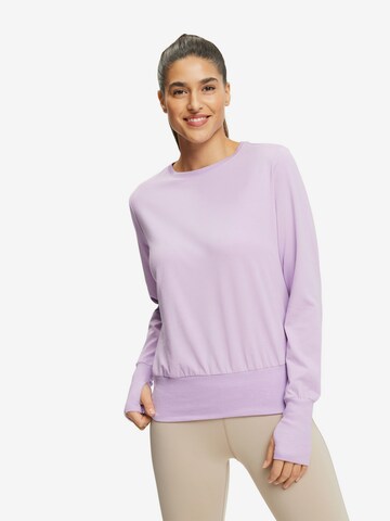 ESPRIT Performance Shirt in Purple: front