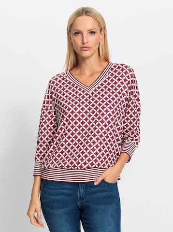 heine T-shirt i röd: framsida