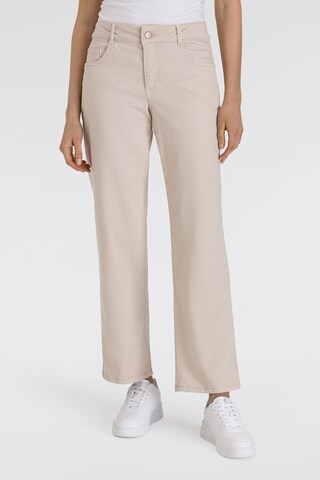MAC Loose fit Jeans 'Gracia' in Beige: front