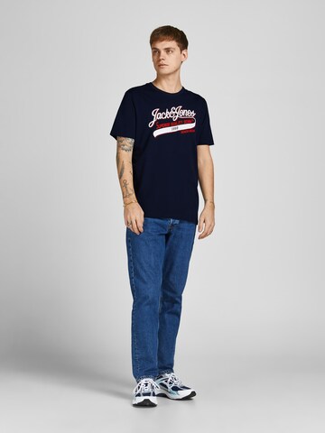 JACK & JONES Tričko – modrá