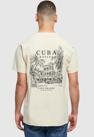 T-Shirt 'Summer Stay' Mister Tee en beige : devant
