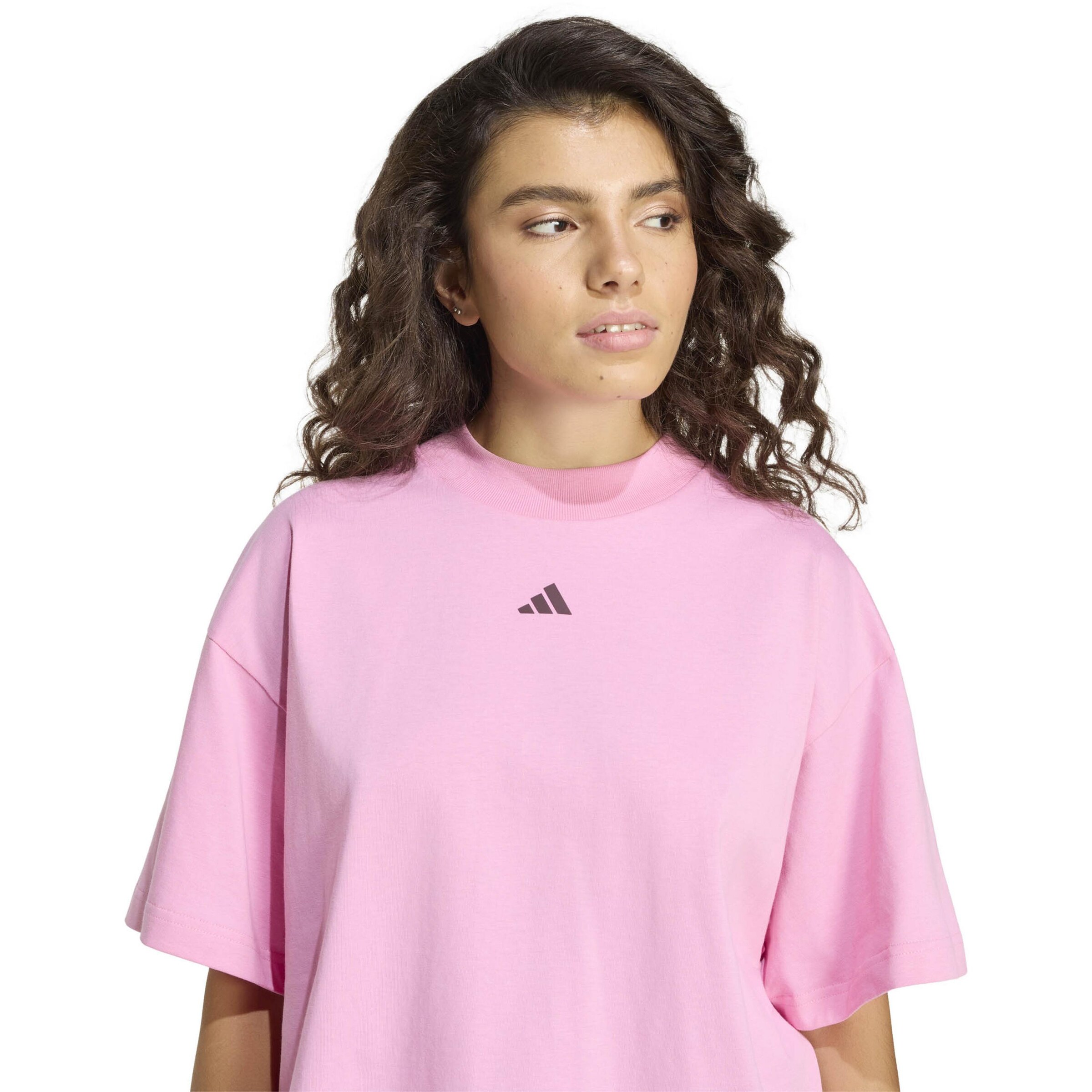 ADIDAS SPORTSWEAR Λειτουργικό μπλουζάκι 'Studio' σε ροζ