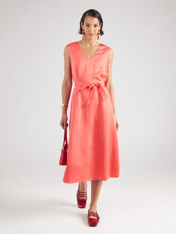 COMMA Kleid in Orange