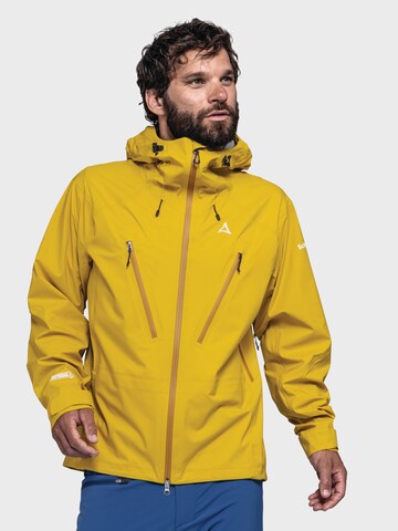 Veste outdoor 'Blaueis' Schöffel en jaune : devant
