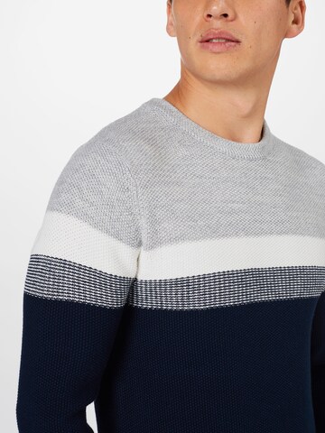 Regular fit Pullover 'Hansi' di Key Largo in blu