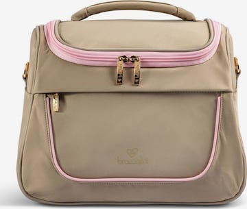 Braccialini - Bolsa de maquillaje 'Milly' en beige: frente